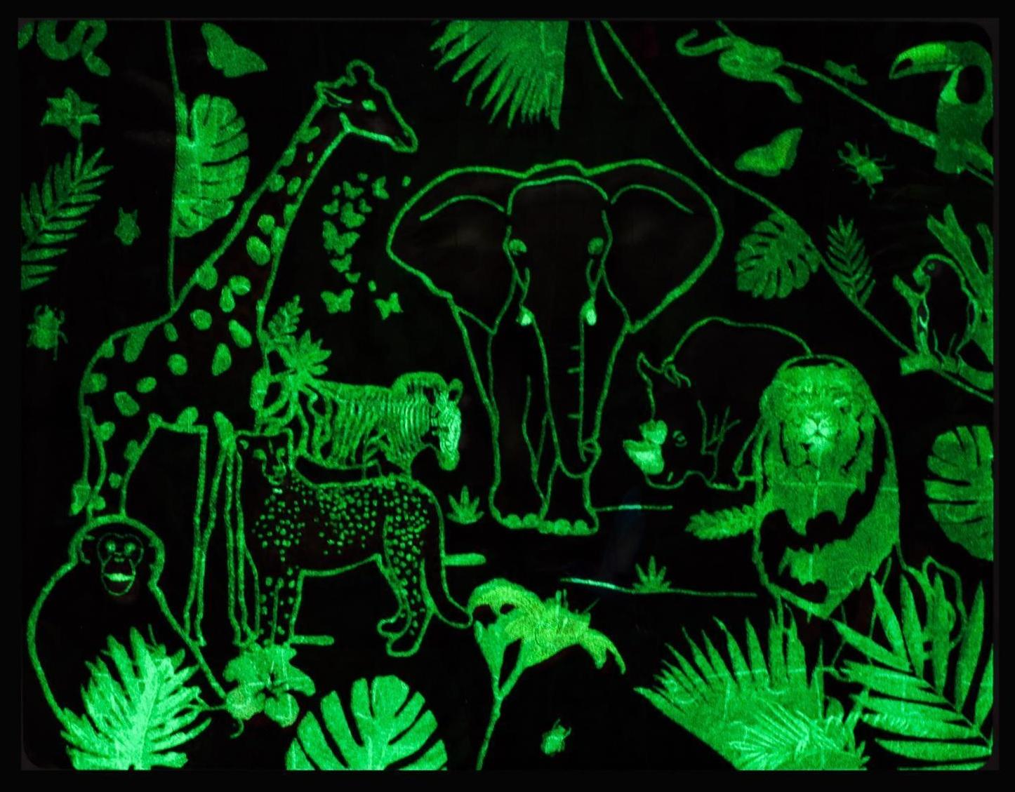 Пазлы светящиеся «В жарких странах», 88 деталей