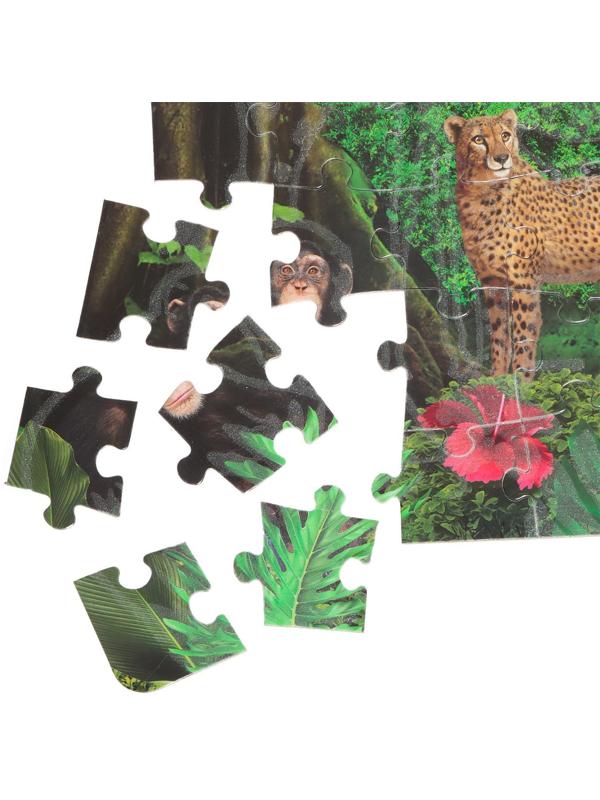 Пазлы светящиеся «В жарких странах», 88 деталей