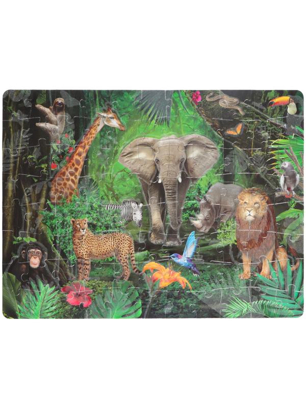 Пазлы светящиеся «В жарких странах», 88 деталей