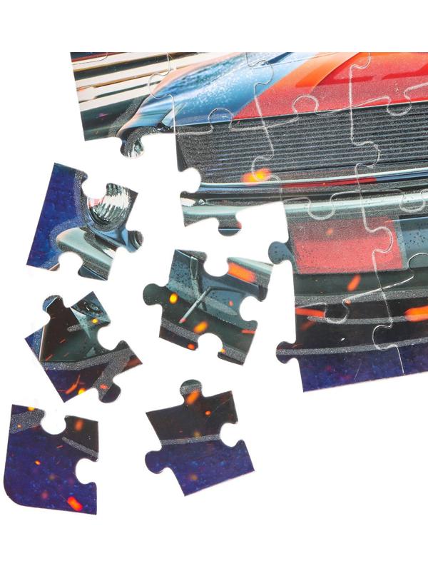 Пазлы светящиеся «Ночные гонки», 88 деталей