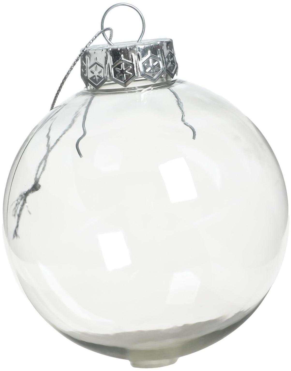 Набор для творчества «Декупаж новогоднего шарика: Снеговик и Дед Мороз»