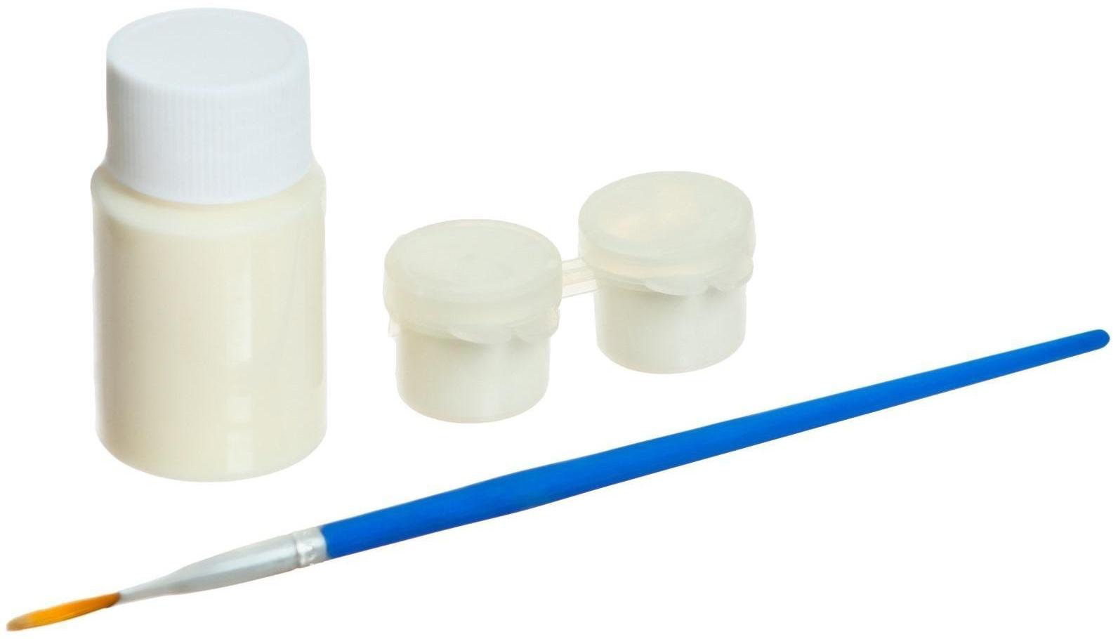 Набор для творчества «Декупаж новогоднего шарика: Снеговик и Дед Мороз»