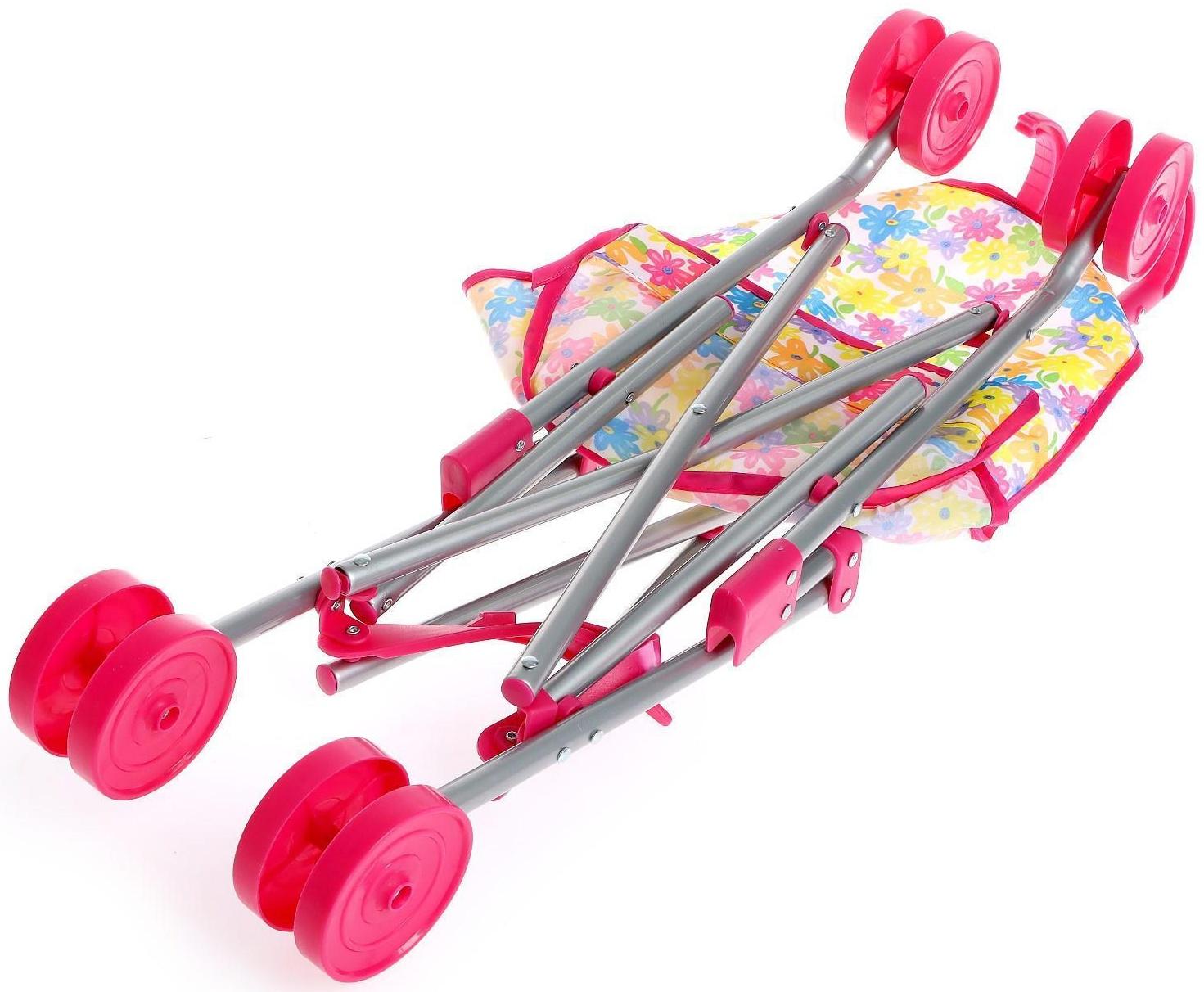 Коляска для кукол трость, металлически каркас