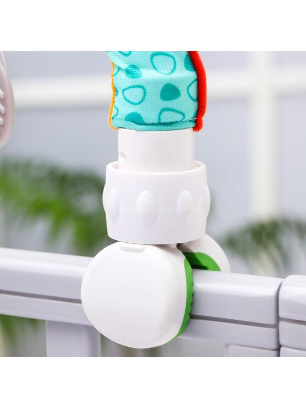 Развивающая, мягкая, игровая дуга на коляску/кроватку «Котик», прорезыватель/погремушка, р-р 16-45