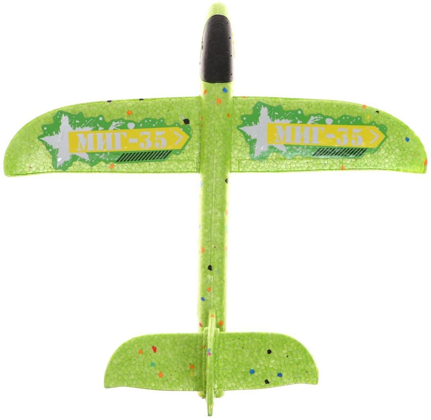 Самолёт «Миг-35» 35х37см, зелёный