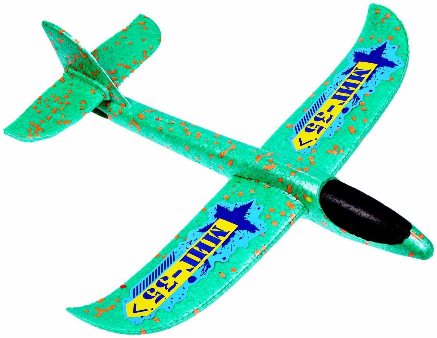 Самолёт «Миг-35» 35х37см, зелёный