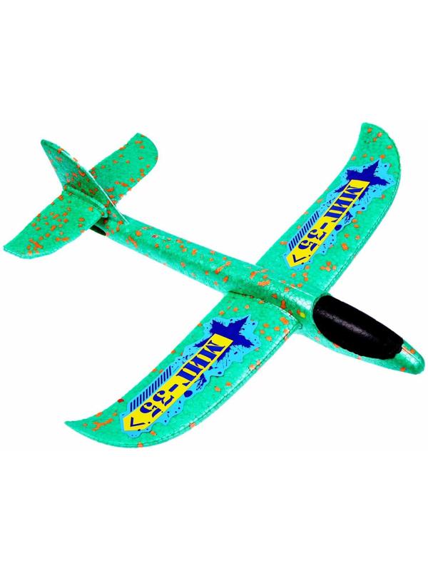 Самолёт «Миг-35» 35х37см, зелёный