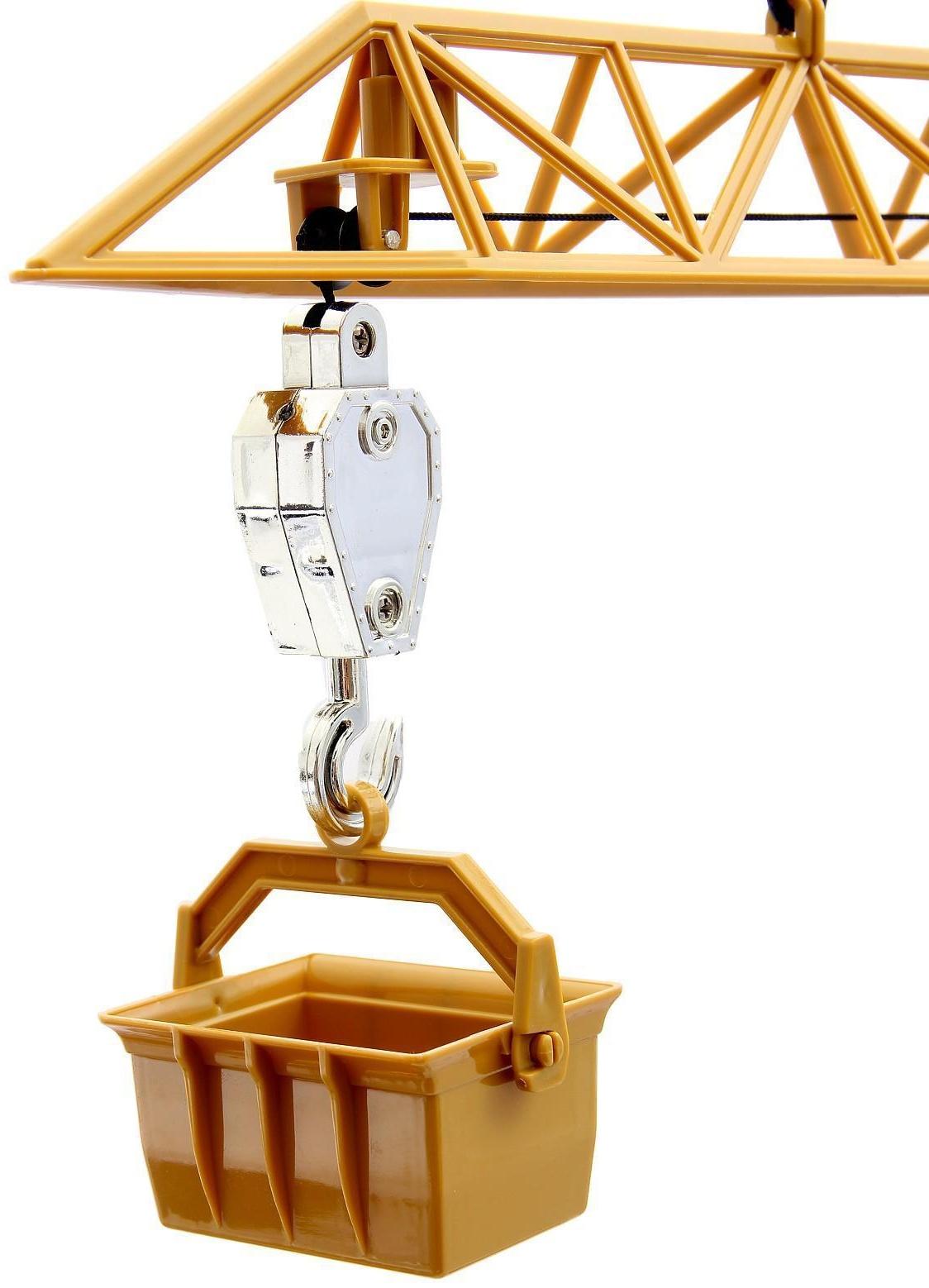 Кран «Стройка», дистанционное управление, высота 1,28 м