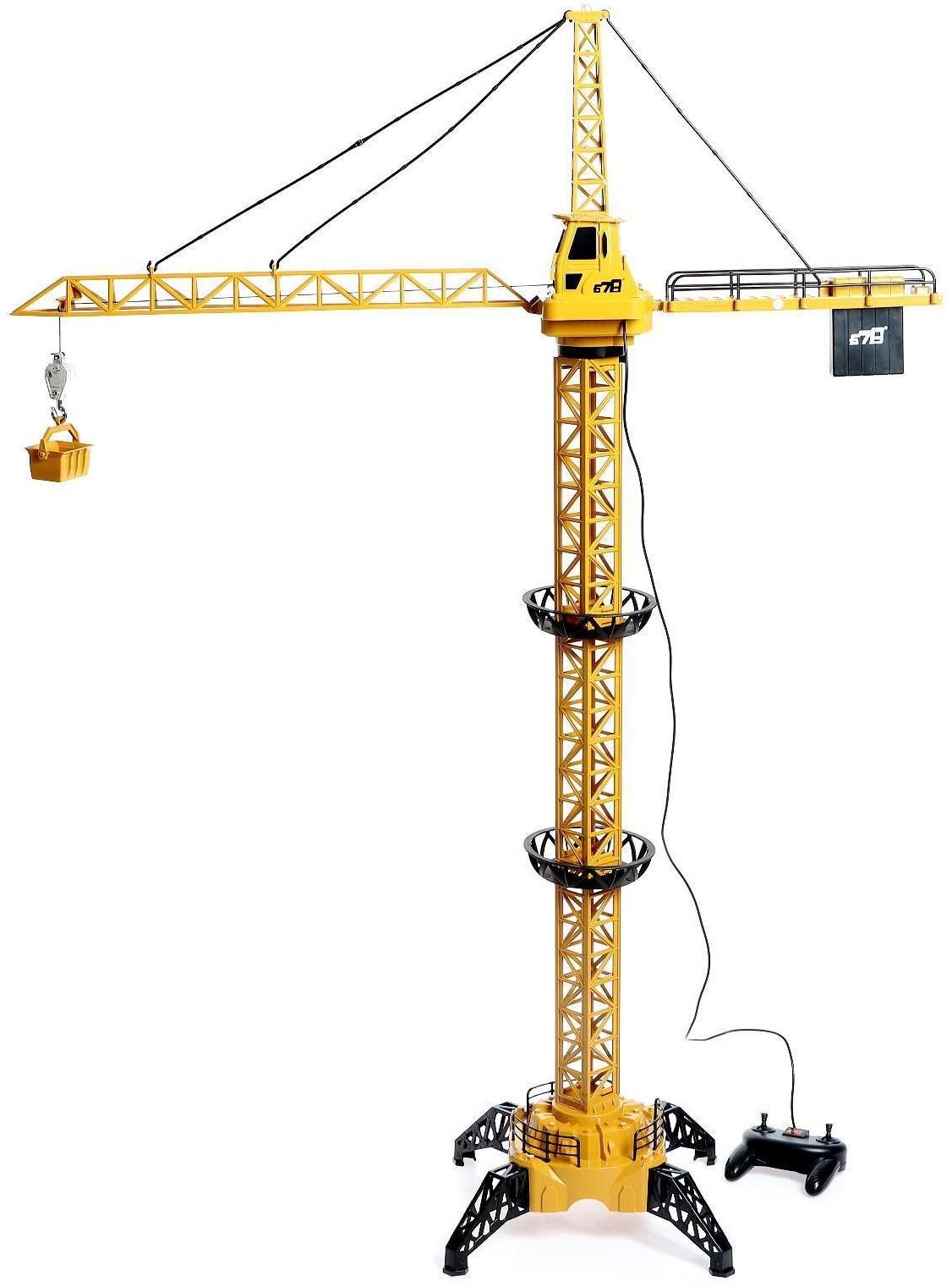 Кран «Стройка», дистанционное управление, высота 1,28 м