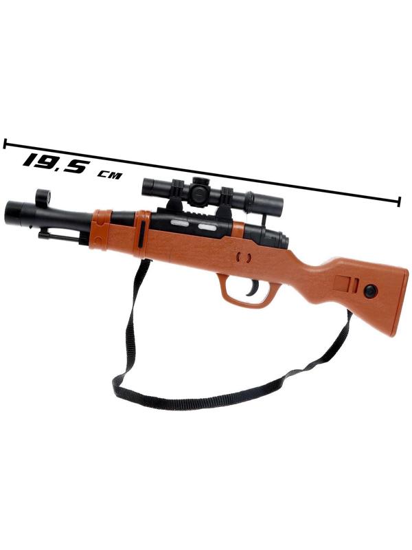 Винтовка «Снайпер» с проектором, свет, звук, работает от батареек