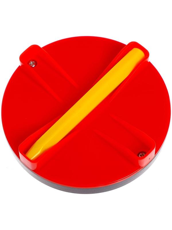 Планшет обучающий «Магнитное рисование», 120 отверстий, с креплением на обороте, цвет чёрный