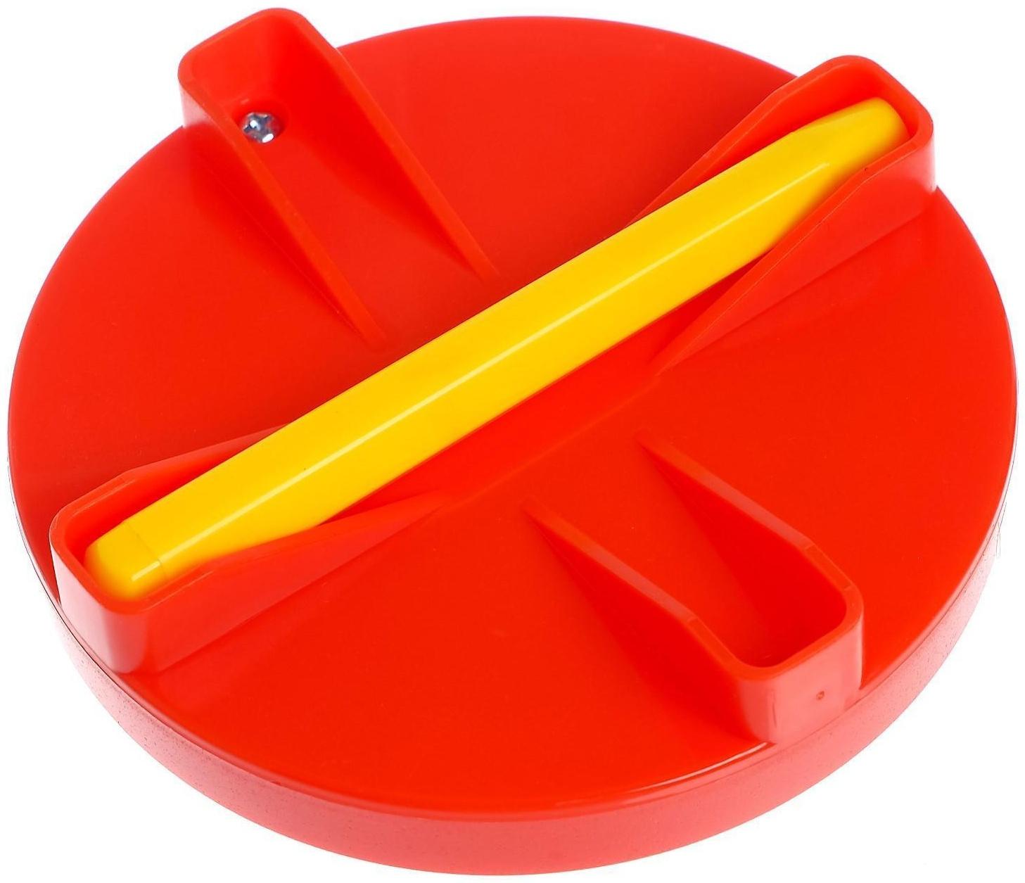 Планшет обучающий «Магнитное рисование», 120 отверстий, с креплением на обороте, цвет красный