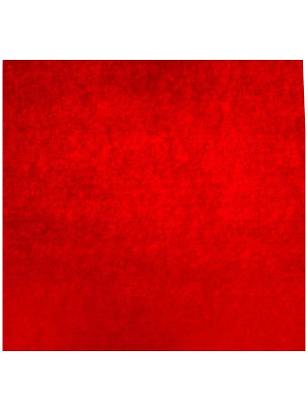 Лоскут для рукоделия, 50 х 50 см, фетр красный, 160 гр/м²