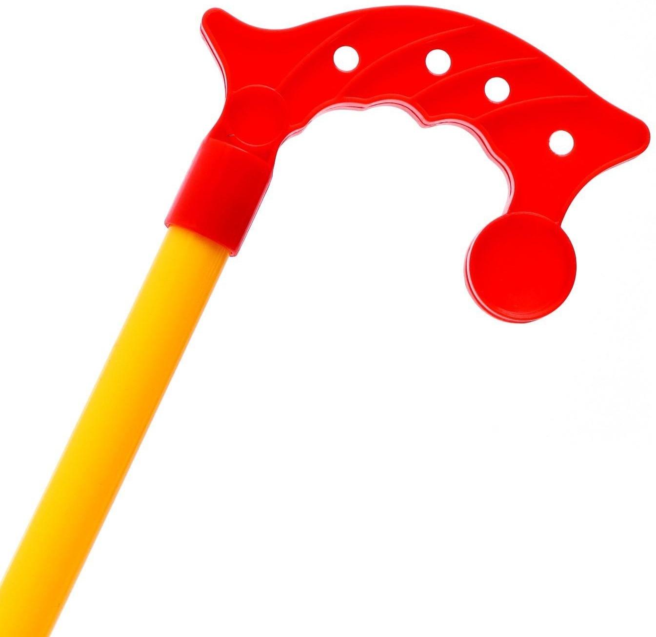 Каталка на палочке «Цирковая обезьянка», МИКС