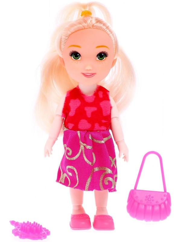 Кукла «Наташа» в платье, с аксессуаром, МИКС