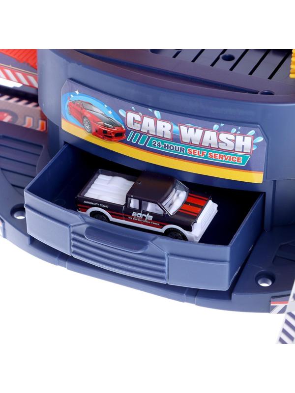 Парковка «Город», с автомойкой, свет и звук, машина меняет цвет от воды