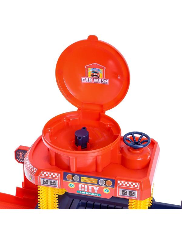 Парковка «Город», с автомойкой, свет и звук, машина меняет цвет от воды