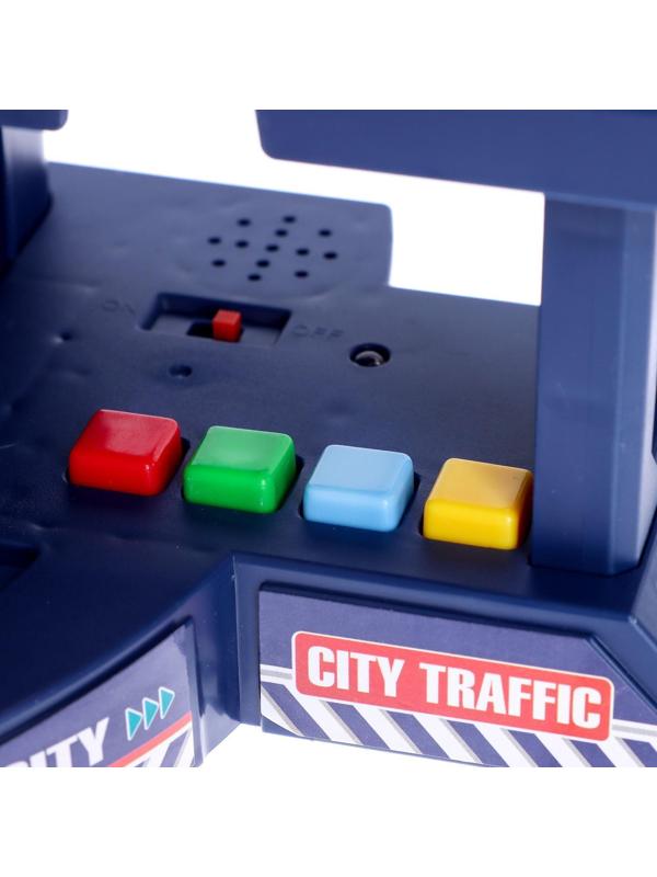 Парковка «Город», с автомойкой, свет и звук, машина меняет цвет от воды