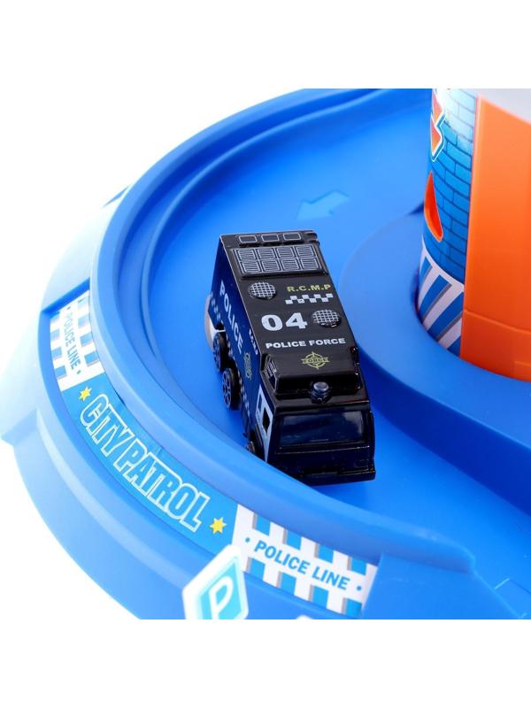 Парковка «Гонки по кругу», 3 машинки в комплекте, свет и звук