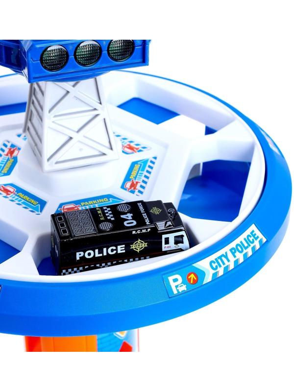 Парковка «Гонки по кругу», 3 машинки в комплекте, свет и звук