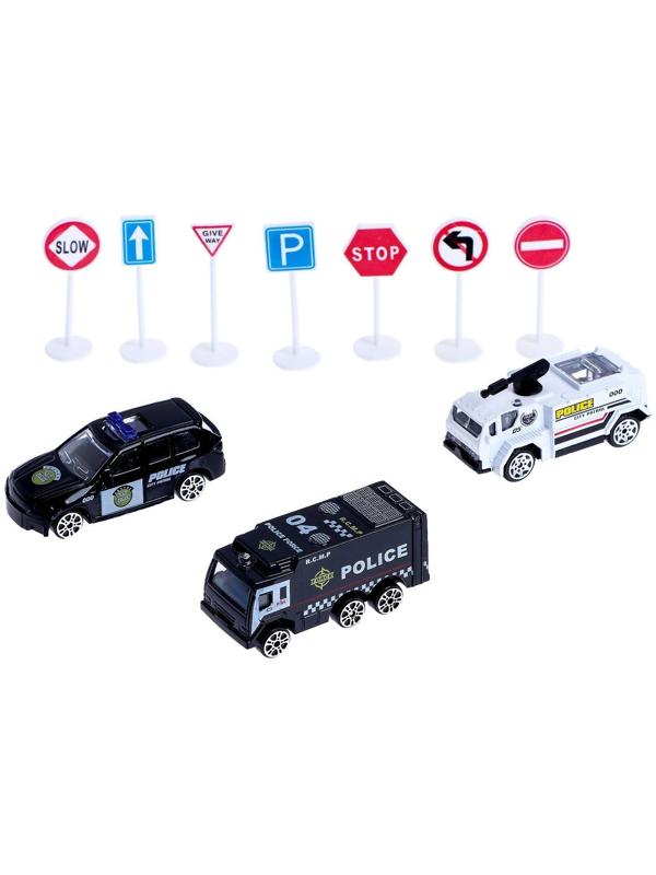 Парковка «Гонки по кругу», 3 машинки в комплекте, свет и звук