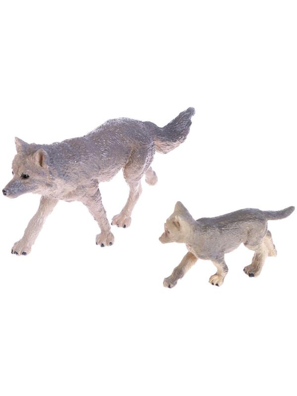 Набор диких животных «Дети и родители», 6 фигурок