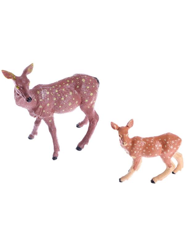 Набор диких животных «Дети и родители», 6 фигурок