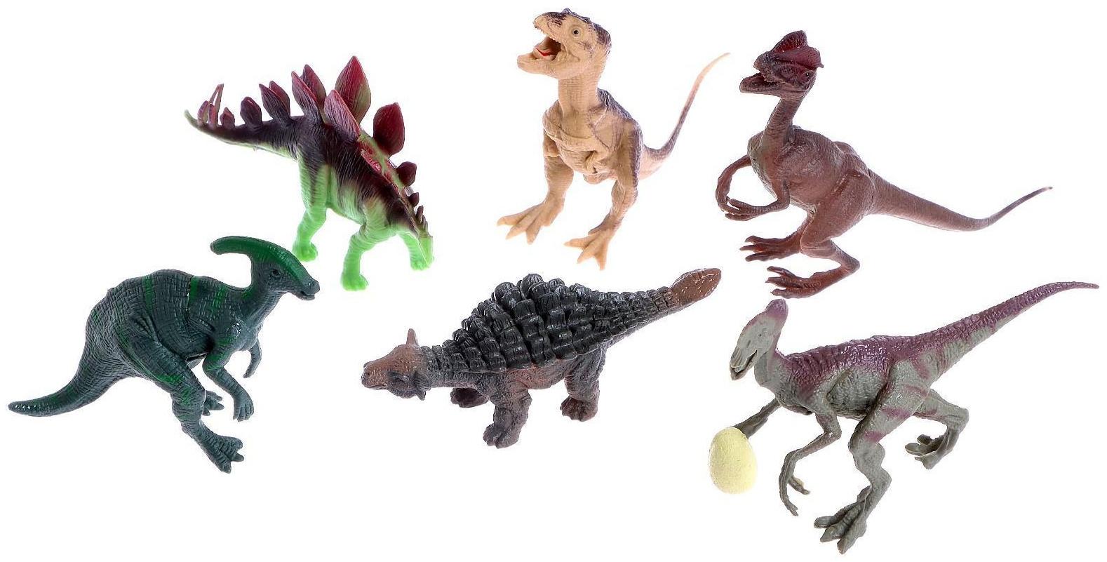 Набор динозавров «Юрский период», 6 фигурок