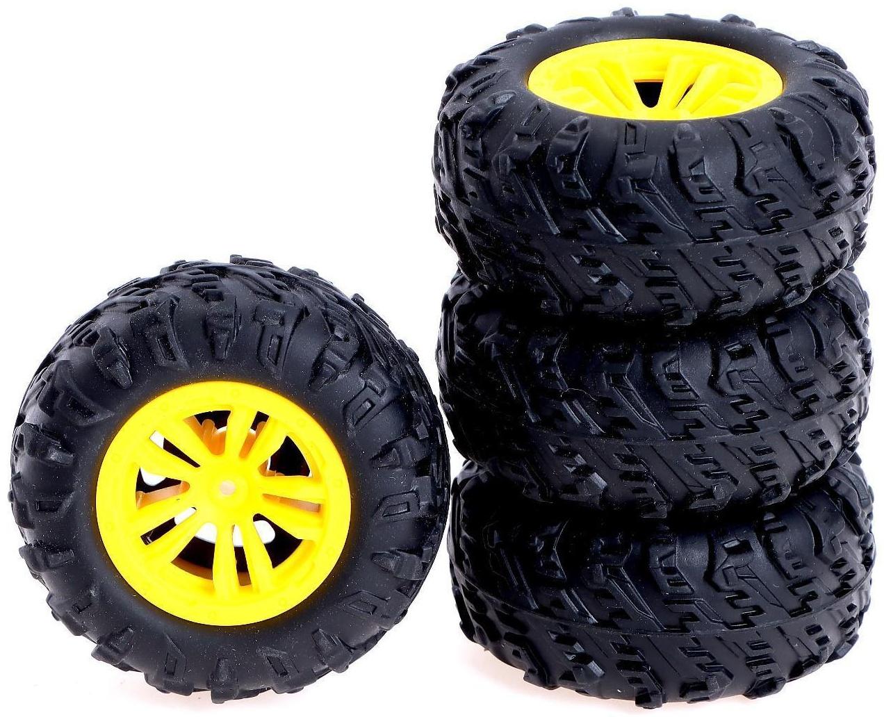 Машина-перевёртыш радиоуправляемая «Атом», работает от аккумулятора, цвет жёлтый