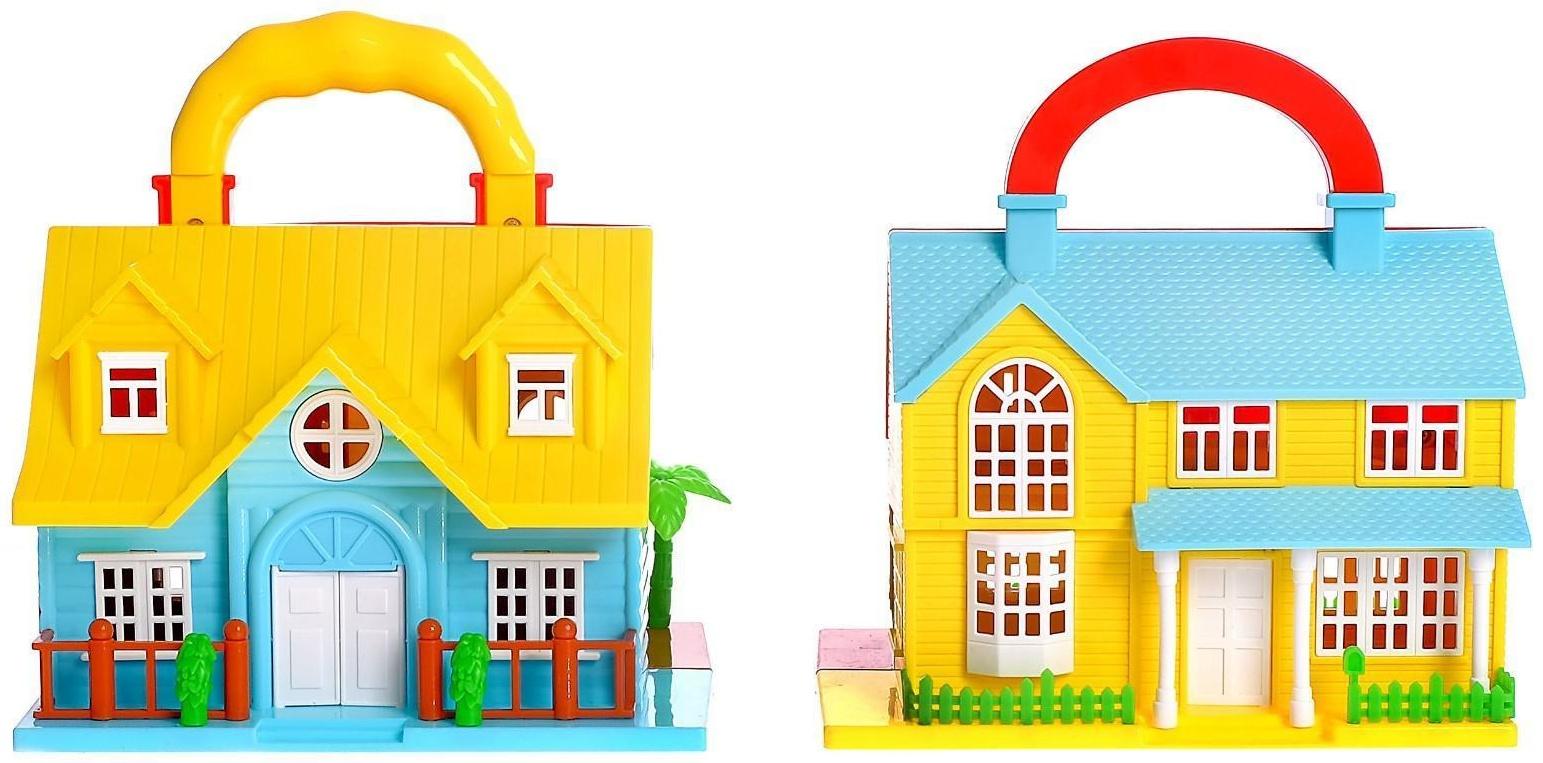 Дом для кукол «Уют» складной, с фигурками и аксессуарами