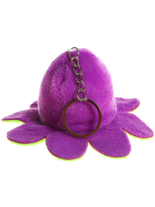 Мягкая игрушка-трансформер «Осьминог-перевёртыш», 7 см, на брелоке, перевёртыш, цвета МИКС