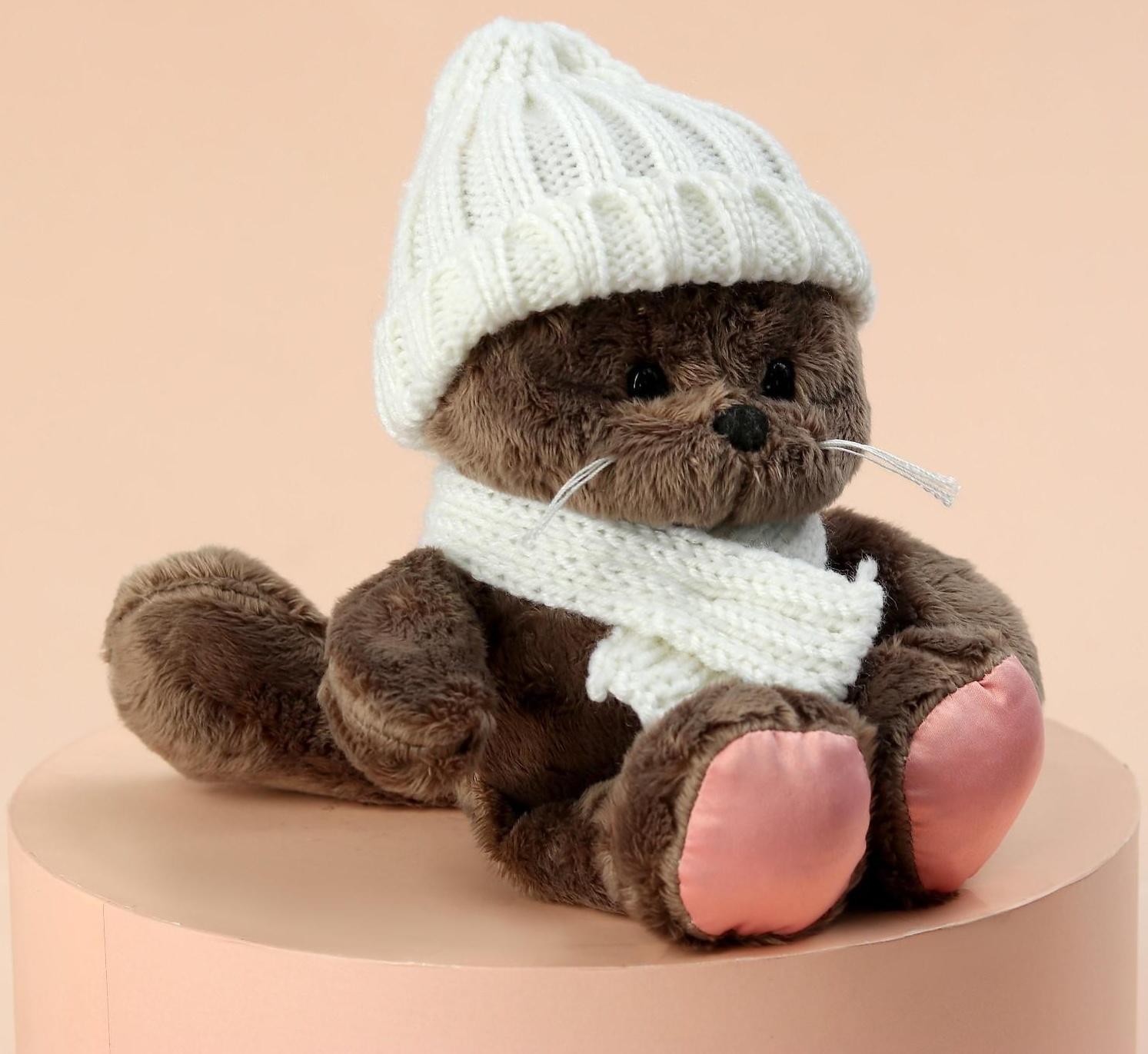 Мягкая игрушка «Снежинка Marta», кошечка, 25 см