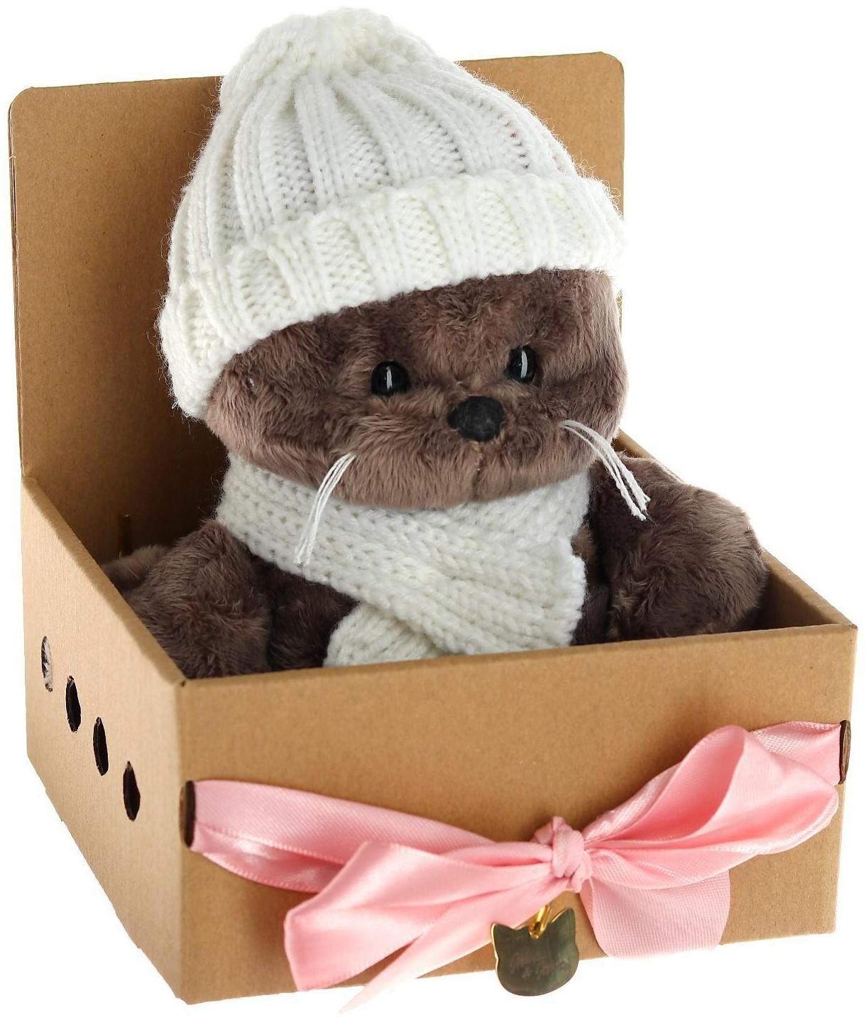 Мягкая игрушка «Снежинка Marta», кошечка, 25 см