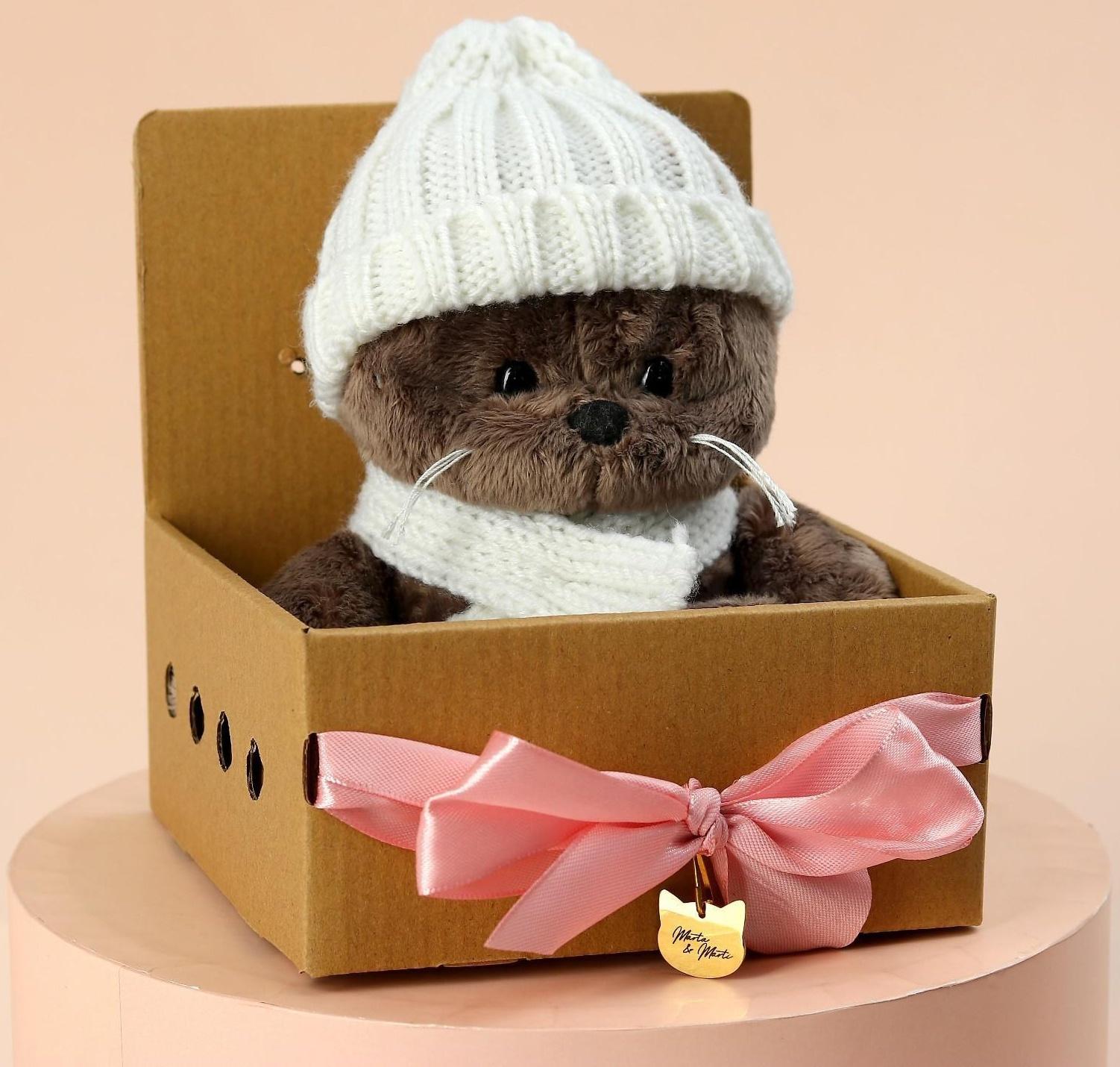 Мягкая игрушка «Снежинка Marta», кошечка, 25 см