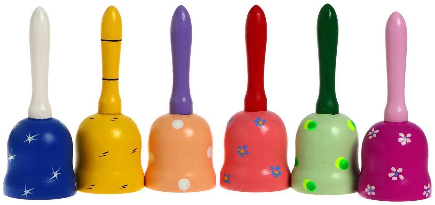 Колокольчик деревянный, МИКС