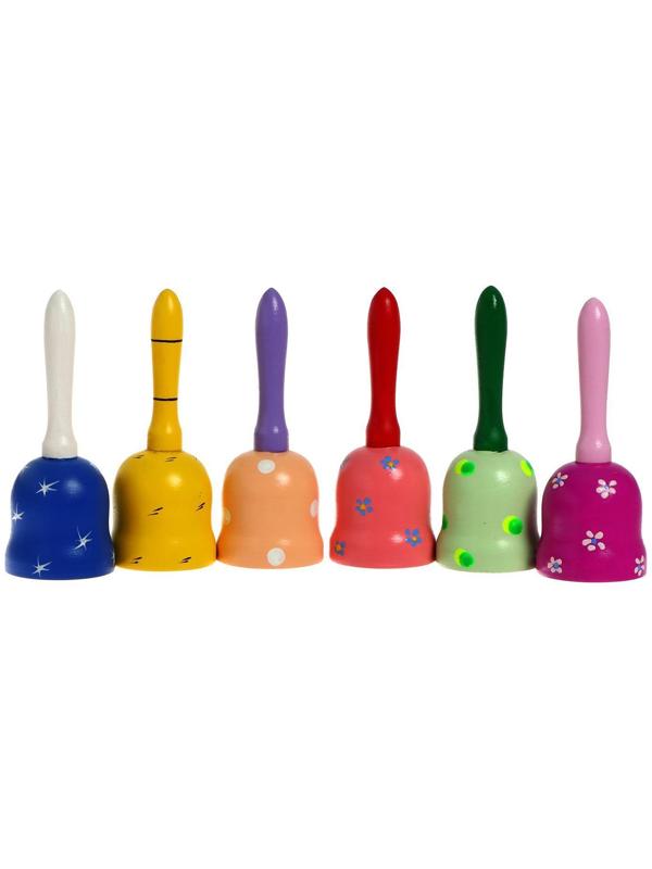 Колокольчик деревянный, МИКС