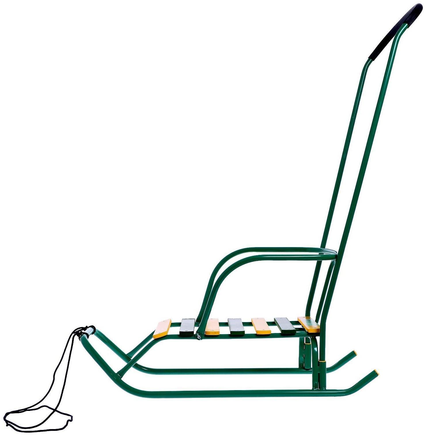 Санки «Ветерок 2», цвет зелёный