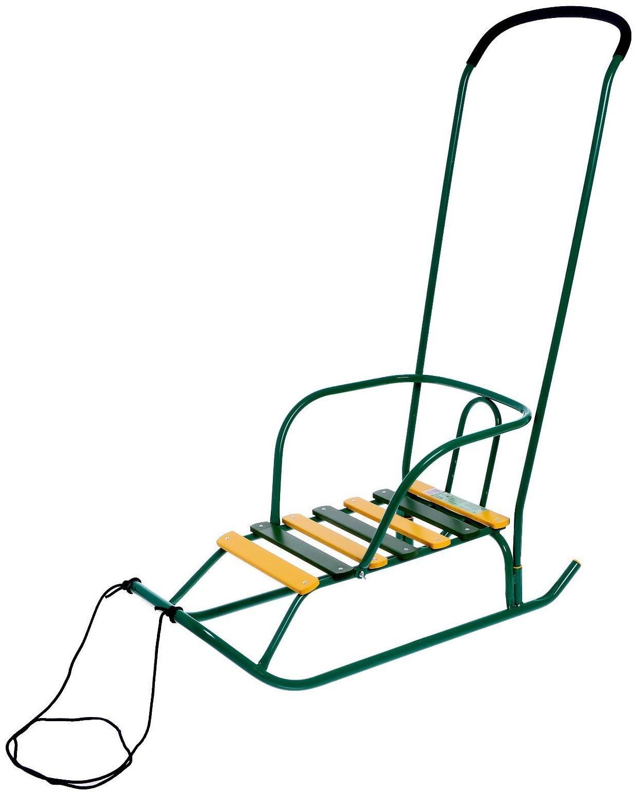 Санки «Ветерок 2», цвет зелёный
