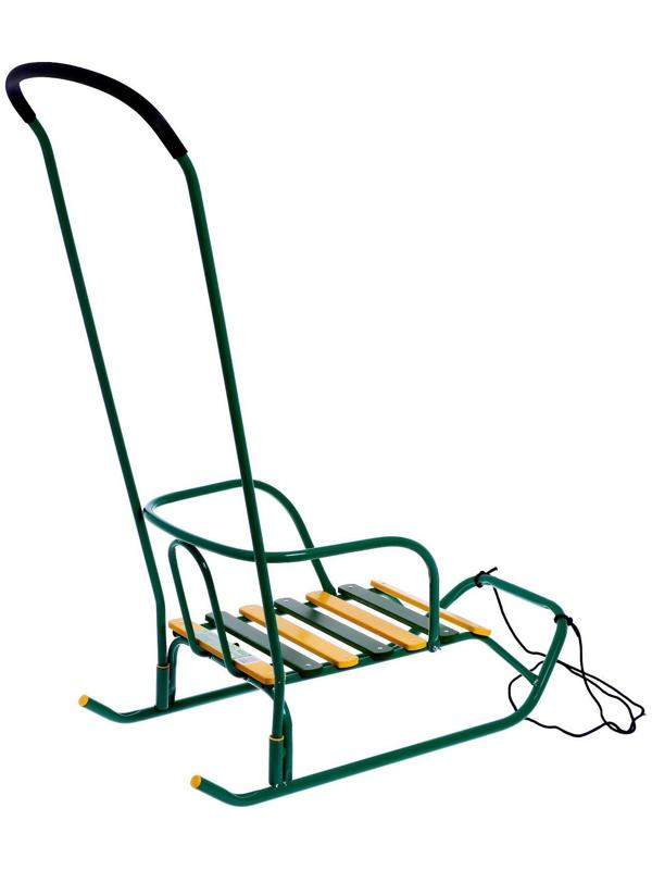 Санки «Ветерок 2», цвет зелёный