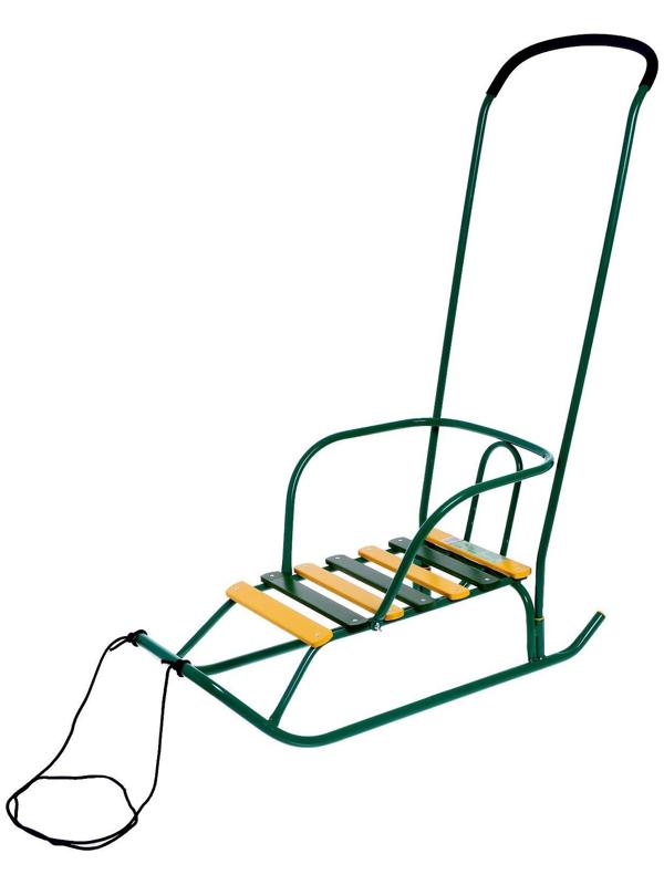 Санки «Ветерок 2», цвет зелёный