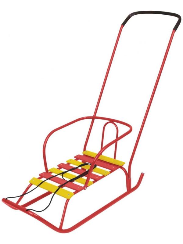 Санки «Ветерок 2», цвет алый