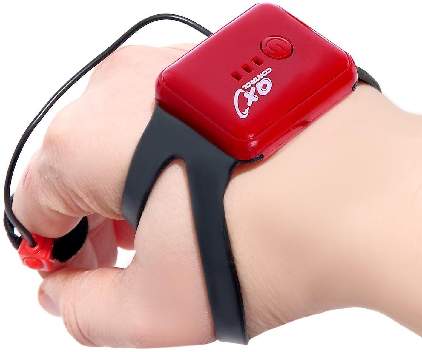 Радиоуправляемый танк Hengde «Tanl Fight» HD3988, управление жестами, стреляет гелевыми пулями, звук / Черно-синий