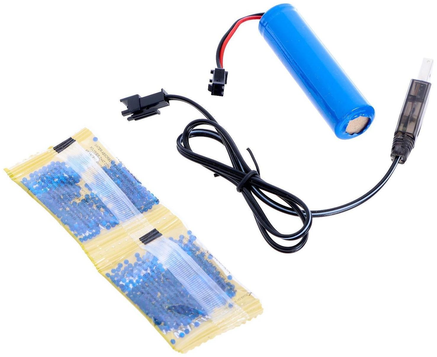 Радиоуправляемый танк Hengde «Tanl Fight» HD3988, управление жестами, стреляет гелевыми пулями, звук / Черно-синий