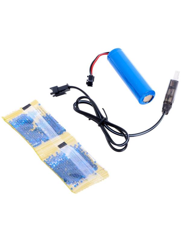 Радиоуправляемый танк Hengde «Tanl Fight» HD3988, управление жестами, стреляет гелевыми пулями, звук / Черно-синий