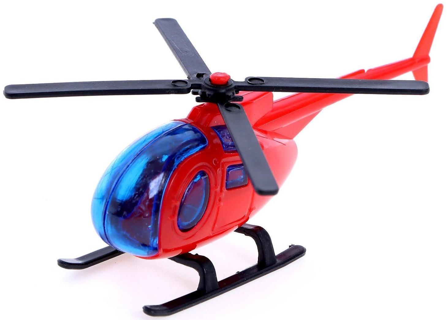 Набор вертолетов «Полет», инерционные, 4 штуки