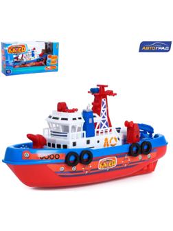 Катер «Городская Гавань», работает от батареек, плавает и стреляет водой