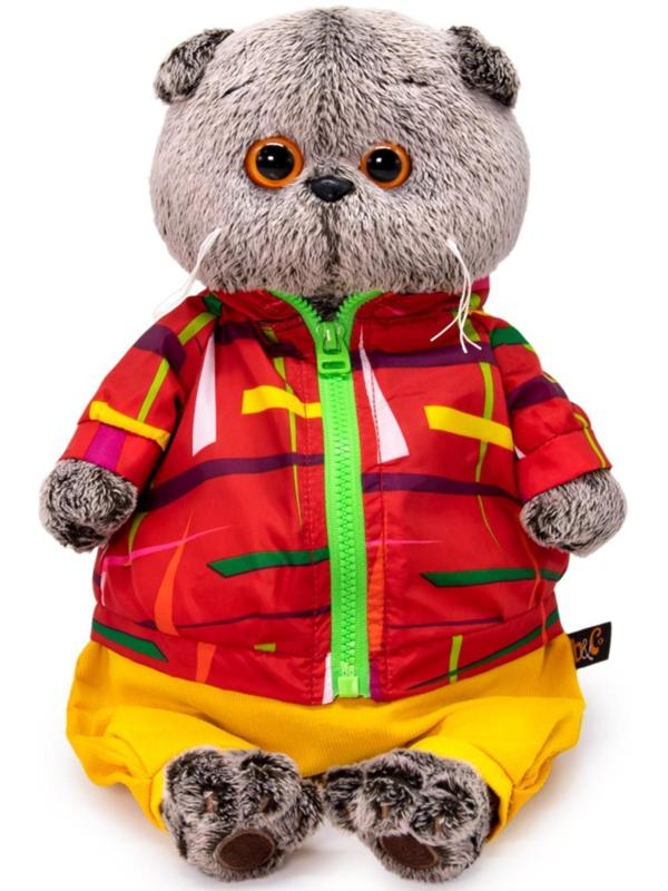 Мягкая игрушка «Басик в ветровке», 25 см