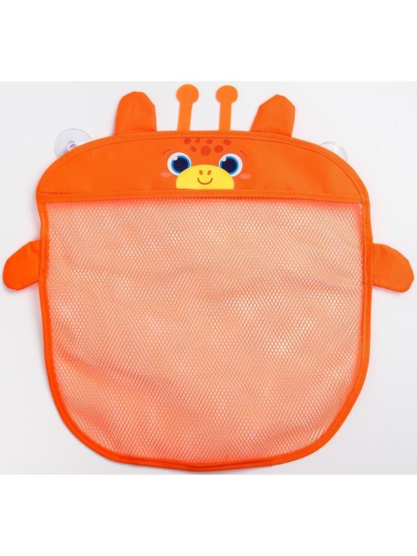 Сетка для хранения игрушек на присосках «Жирафик»