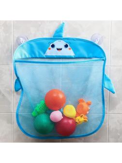 Сетка для хранения игрушек на присосках «Акула»