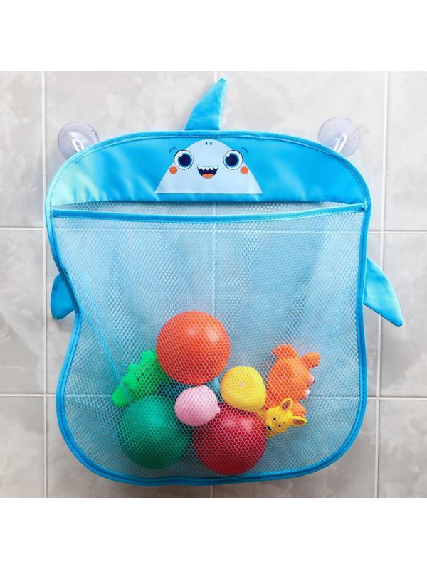 Сетка для хранения игрушек на присосках «Акула»